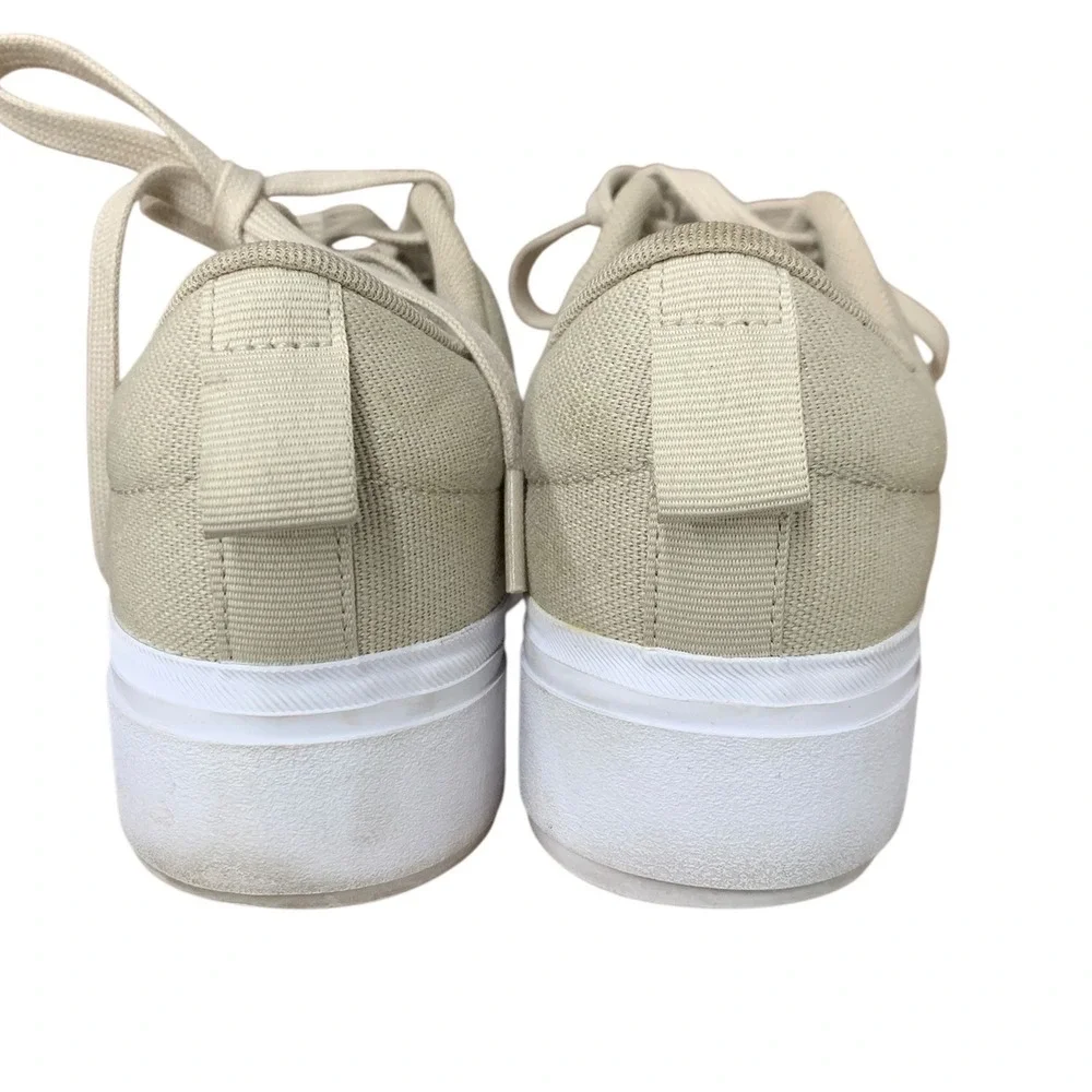 Adidas Bravado 2.0‎ Platform Skate Sneaker (Women) SZ 7 Beige/ beige/ white